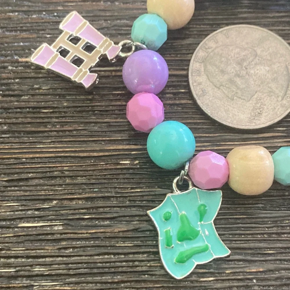 💎 2 Toddler Stretch Bracelets - Adventure Themed